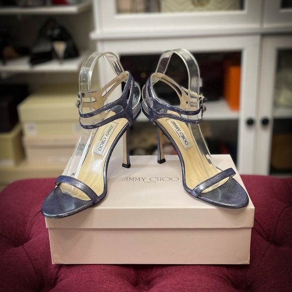 Jimmy Choo Strappy Sandals- Size 38.5 - Picture 1 of 10
